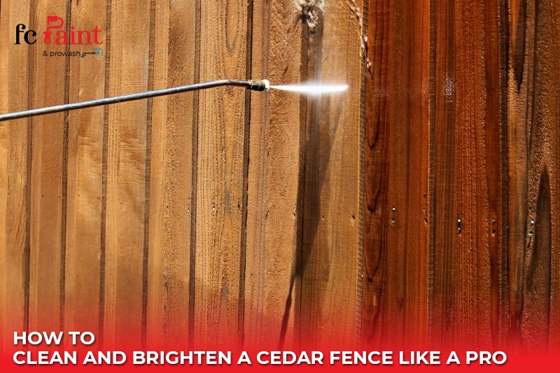 How to Clean and Brighten a Cedar Fence Like a Pro